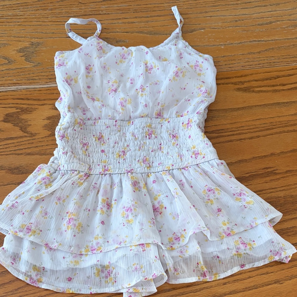 Abercrombie Kids Floral White Romper